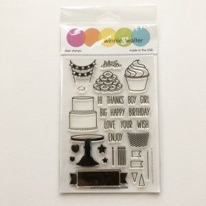 NIP Winnie & Walter Clear Rubber Stamps WW036 "Sugar Rush"